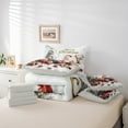 thumbnail image 6 of Castle Fairy Santa Claus Deer 7pcs Bedding Comforter Set for Teenagers,Xmas Gifts Queen Bedding Sets Super Cozy,Festival Xmas Queen Sheet Sets,Ultra Soft Home Decor, 6 of 8
