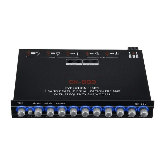 Car Home Audio Power HIFI Amplifier 7 Channel 12V Car Digital Amplifer Car Audio Amplifier For Cars Amplifier Subwoofer ,Bluetooth 5.0
