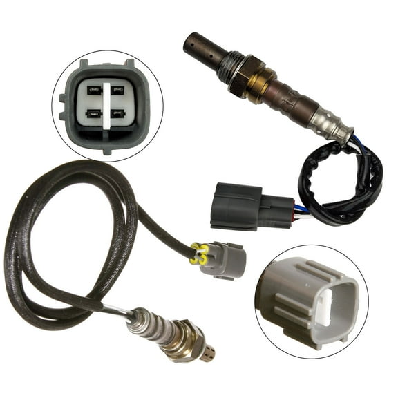 Maxfavor 2Pcs O2 Oxygen Sensor for Toyota Sienna 3.0L 2000-1999 Calif. Left Side Upstream Downstream