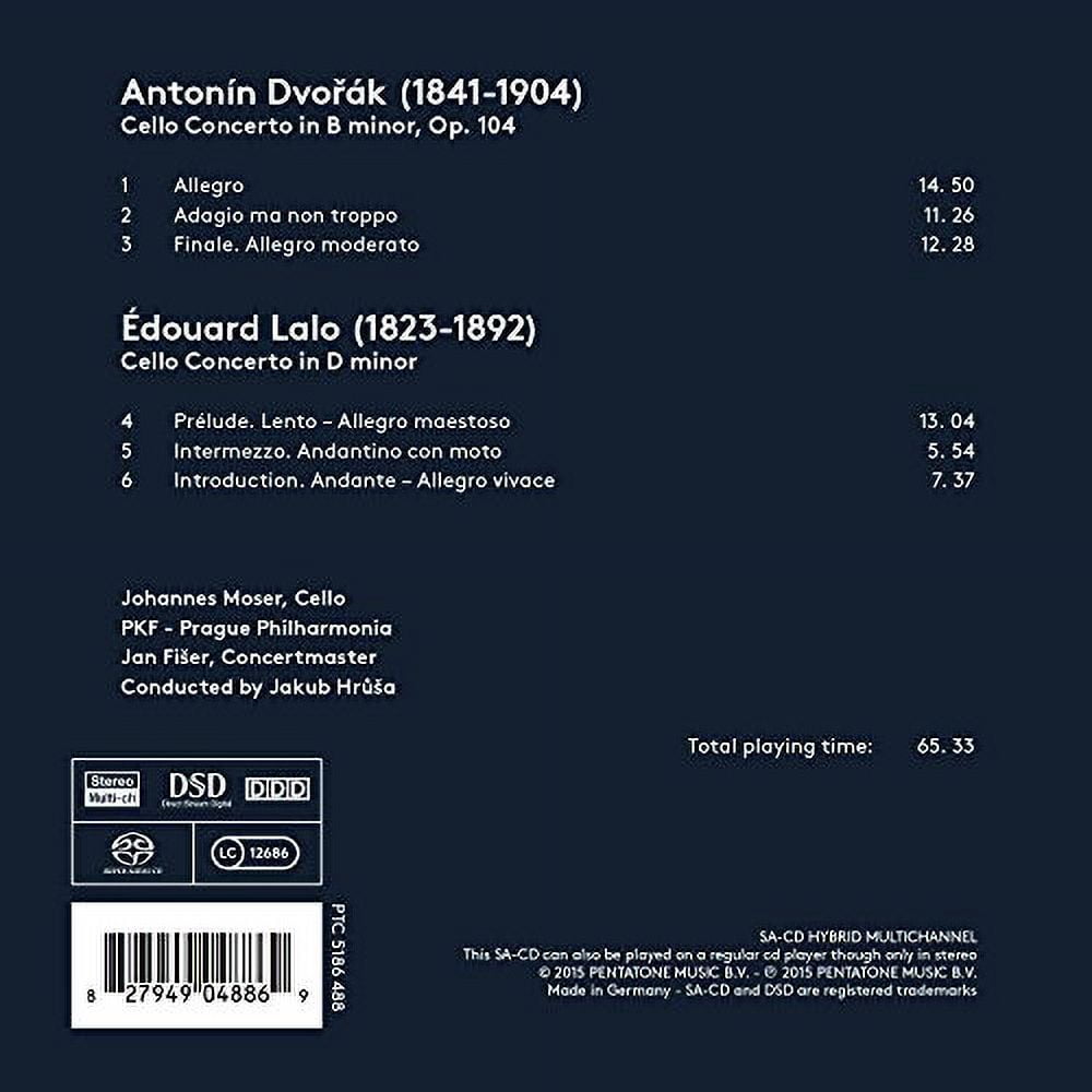 Dvorak / Lalo / Prague Philharmonia / Hrusa - Cello Concertos - Music & Performance - SACD