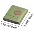 thumbnail image 3 of 200 Pack Miniature Books Model Doll House Miniature Books Non Repeating DIY Miniature Books Library Bookshelf Fillers Mini Books Doll House Decoration, 3 of 9