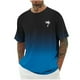thumbnail image 2 of Camisas de Manga Larga para Hombres Imprimir Casual Cuello Redondo Blusa de Manga Corta, Camisas de Lino para Hombres, 2 of 9
