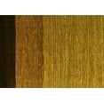 thumbnail image 1 of Ahgly Company Machine Washable Indoor Rectangle Abstract Yellow Modern Area Rugs, 2' x 5', 1 of 4