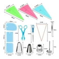 thumbnail image 2 of 72 Piece Cake Decoration Kit,Baking Supplies,DIY Icing Head With Serial Number,Cake Bag,Smoother,Pipe Nozzle Joint,Flower Nail,Flower Lifter For Cupcake Biscuit,Cake Decoration Tool, 2 of 8