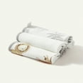 thumbnail image 4 of SNNROO Cozy Cub Cozy Pixies 5-Pack Baby Comfortable Soft Gray Multi-Use Square Towels, 4 of 7