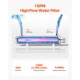 thumbnail image 3 of VEVOR 110V 12W UV Water Purifier 1GPM Ultraviolet Water Purifier Filter, 3 of 9