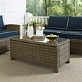 thumbnail image 2 of Pemberly Row Table Basse de Patio à Dessus en Verre de 40 Pouces Brun, 2 of 6