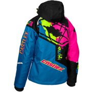 Castle X Code G5 Womens Snow Jacket Process Blue/Pink Glow/Hi-Vis LG