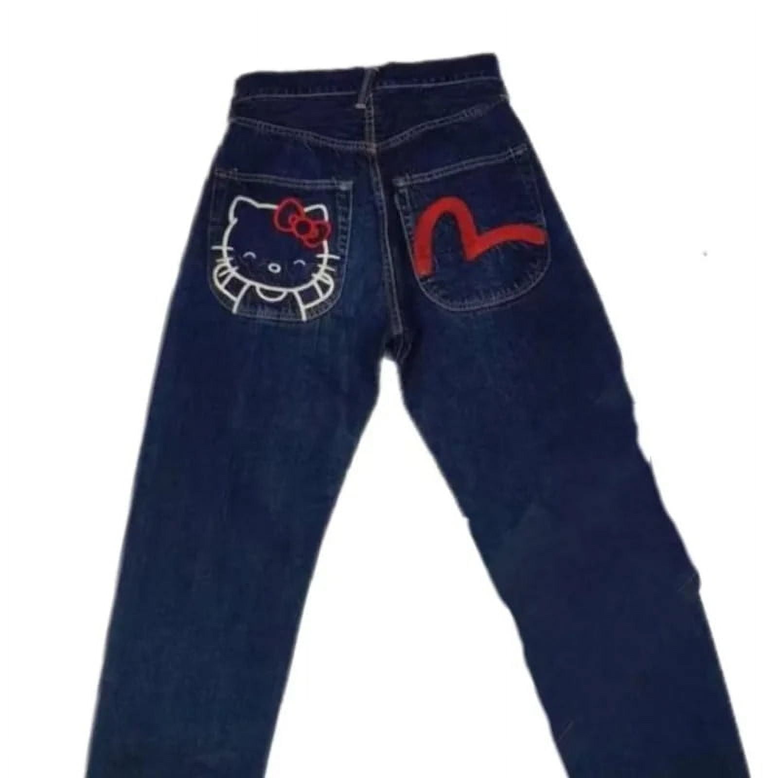 Lavanda 【HELLO KITTY】デニムパンツ Hello Kitty x UNIFREE Denim Pants パンツ