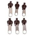 thumbnail image 2 of Pluokvzr 6 PCS Zip Sliders,Zip Fixer, Zip Puller, Zip Repair, Universal Reversible Zipper Slider, Zipper Slider for Jacket, 2 of 7