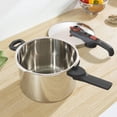thumbnail image 2 of Olla De Presi&oacute;n T-fal, Secure Click 8l, Acero Inoxidable, gris, modelo P2584403, 2 of 3