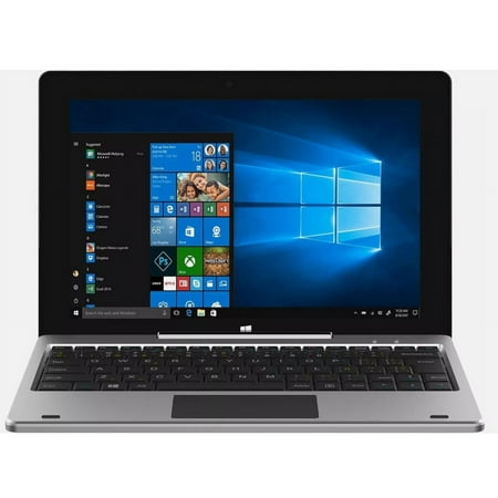 Supersonic 10.1-inch Tablet with Detachable Keyboard, Windows 11 Tablet Intel Celeron CPU SC-5032WKB