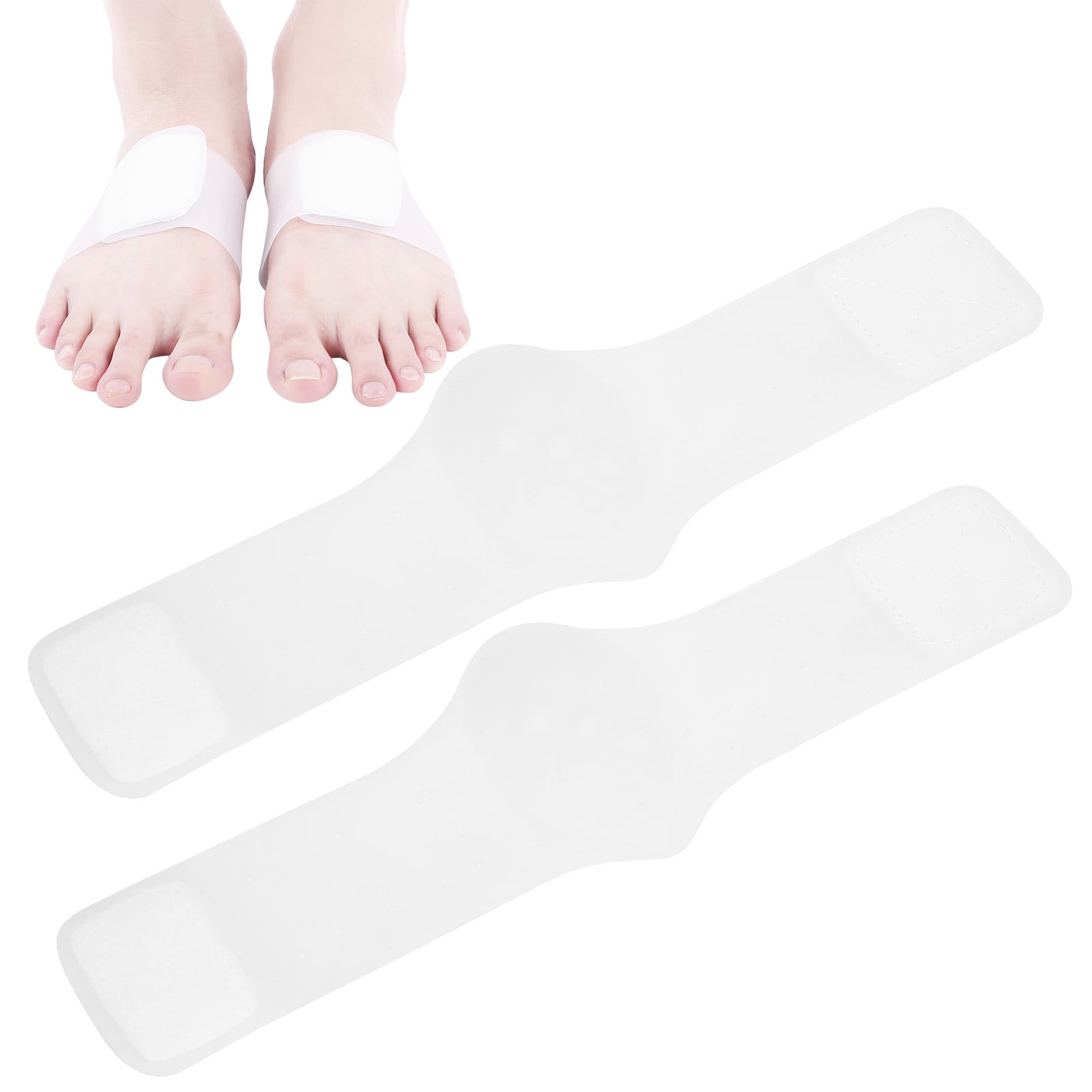 2 Paires Semelles Gel Soutien Voûte Plantaire - Pour Pieds Plats, Douleur Pied, Transparentes - 7