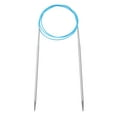 thumbnail image 1 of Agujas de Tejer Circulares Uxcell Tamaño US 5 Aguja de Metal Redonda de 40 pulgadas de Acero Inoxidable para Proyectos Hechos a Mano DIY Tejer Mantas, 1 of 5