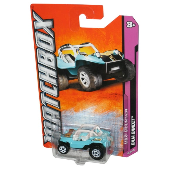 Matchbox MBX Mountain 10/10 (2011) Blue Teal Baja Bandit Toy Car 60/120