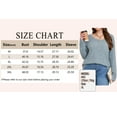 thumbnail image 2 of Fall Tops for Women Classic Fit Long Sleeve Shirts Crew Neck Lightweight Blouses Casual Tunic Top, 2 of 8