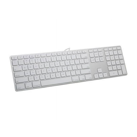 Restored Apple Full Size USB Wired Keyboard with Numeric Keypad, White, (Used) Refurbished