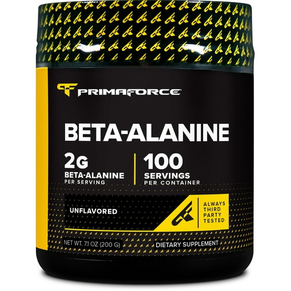 PrimaForce Beta Alanine Powder, Unflavored, 200 Grams, Supplement