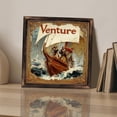 thumbnail image 3 of Sailing Ship Adventure Wooden Sign Wall Plaque - Vintage Art Decoration, Wall Decoration - Ideal Gift For Home Decoration, Living Room, Bathroom, Bedroom, Garden, Dining, Bar, Cafe, Festival Party, 3 of 7