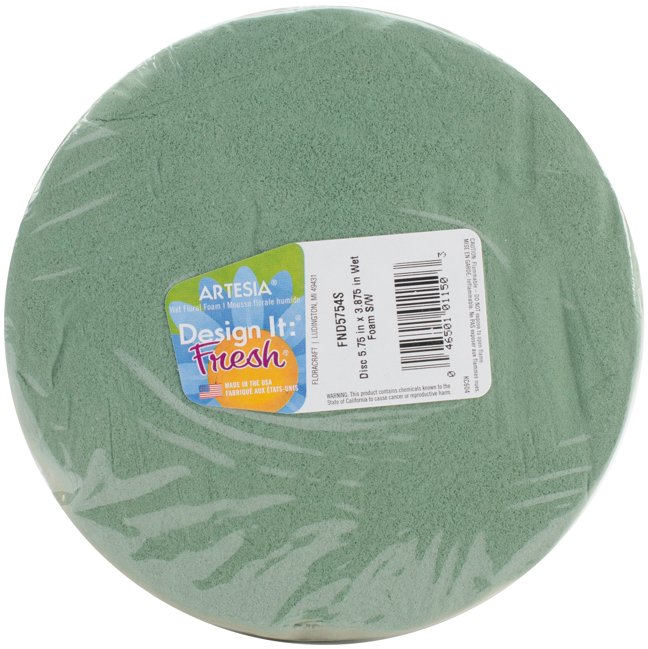 Floracraft Artesia Wet Foam Disc5.75"X3.87" Walmart Canada
