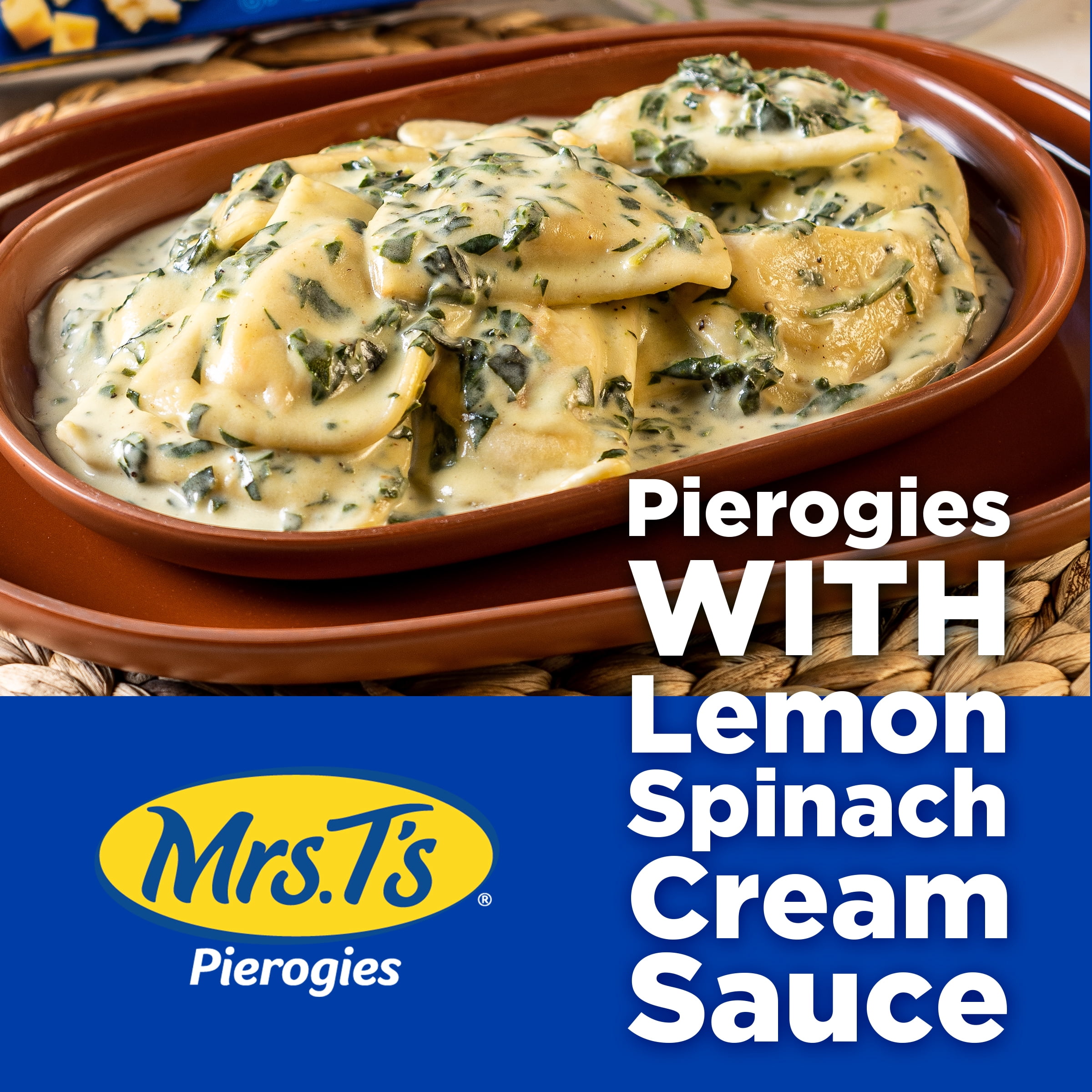 Mrs. T's Four Cheese Medley Pierogies, 12ct, Frozen