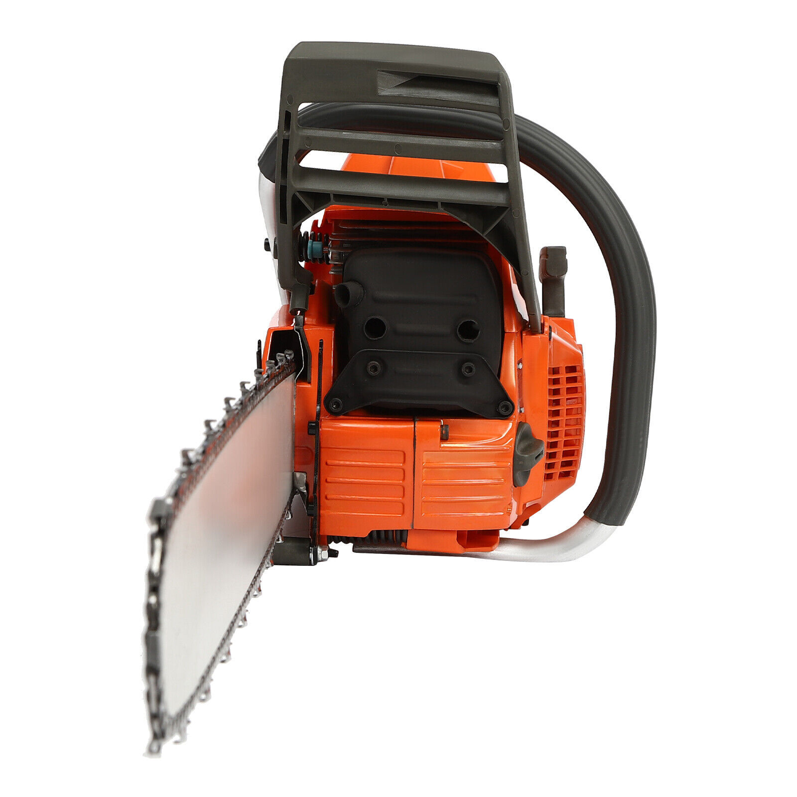 65cc/72cc Gas Chainsaw 24" Bar Gasoline Powered Chain Saw 2-Cycle Wood Cutting Orange