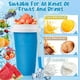 thumbnail image 4 of Vaso para hacer granizados, vaso mágico para exprimir, portátil, de viaje, de sílice de doble capa, para verano, ideal para hacer batidos caseros, para niños y adultos (azul), 4 of 8