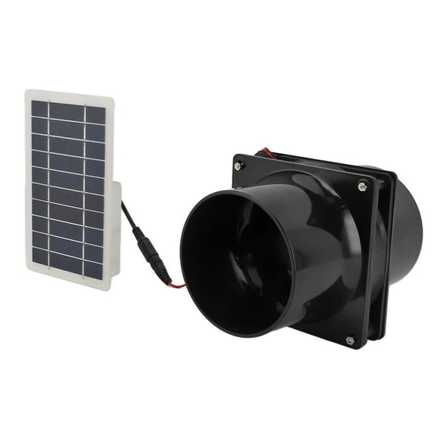 Solar Powered Exhaust Fan, Solar Vent Fan 12V For Greenhouse