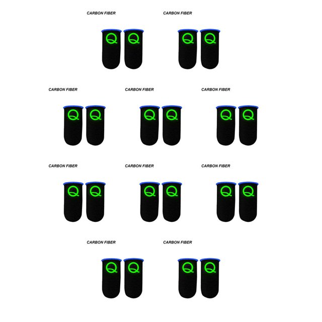 sweethay 2 uds. Mangas para juegos, mangas luminosas para pantalla táctil, guantes antideslizantes de nailon para controlador de juegos, fibra de No.02 10piezas