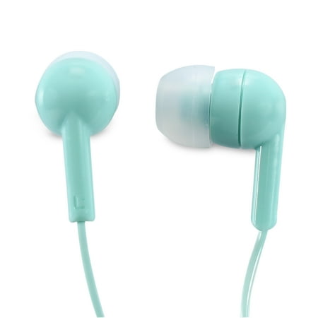 Onn In-Ear Headphones, Classic Mint