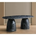 thumbnail image 7 of Meridian Furniture Cosenza Black 78" Indoor/Outdoor Concrete Dining Table, 7 of 7