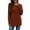 Brown, variant on Aloohaidyvio Sweaters for Women 2024 Winter Loose Long Sleeve Crew Neck Knit Shirts Lightweight Casual Business Pullover Black 2XL