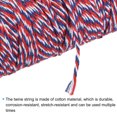 thumbnail image 4 of Twine Packing String Wrapping Cotton Twine 100M Red Blue and White Rope for Gift Wrapping Twine, 4 of 7