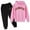 Pink, variant on Boys Sweatsuits Sets Size 14-16 Letter Print Hawaii Pullover Hoodie Kids Jogging Sportwear Clothes Set Tracksuit 2 Piece Outfits,Black,3-4 Years