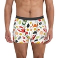 thumbnail image 1 of Fotbe Crabs Shrimps Calzoncillos Tipo Boxer con Bolsa de Soporte Total para Hombre, X-Temp Fresco, Transpirable y de Secado Rápido-Small, 1 of 5