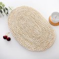 thumbnail image 1 of POINTERTECK Corn Straw Woven Placemat Non-slip Kitchen Boiler Bowl Mat
 for Table Coasters Pots Pans, 1 of 8