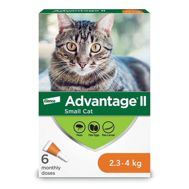 Advantage II Flea Treatment for Small Cats (6 doses)