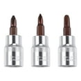 thumbnail image 1 of Unique Bargains 3/8-Inch Drive Bit Socket Set PH1 PH2 PH3 S2 Steel 48mm Length 3pcs, 1 of 3