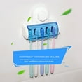 thumbnail image 2 of Soporte Para Cepillo De Dientes Con 5 Agujeros, Ventosa Para Montaje En Pared, Soporte Para Cepillo De Dientes, Cubierta Antipolvo, Accesorios De Baño Speravity HA015837-00, 2 of 5