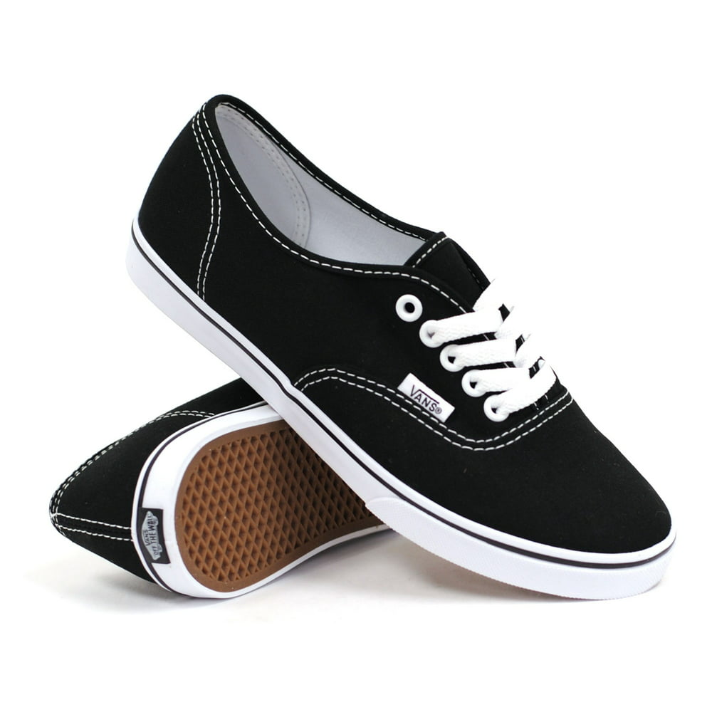 Vans - Vans Authentic Lo Pro Black / True White Ankle-High Cotton