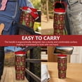 thumbnail image 7 of Christmas 30oz Handheld Travel Tumbler with Handle – Double Wall Stainless Steel Insulated Cup, Flip Straw Lid, Leak-Proof & BPA-Free for Hot and Cold Drinks – Durable Coffee & Juice Mug Black, 7 of 7