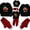 Men-black, variant on Family Christmas Pjs Matching Sets Santa Christmas Matching Jammies for Couples Adults Holiday Xmas Sleepwear Set