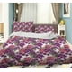 thumbnail image 2 of 3D Purple Flores Patrón Funda de edredón Set Ropa de cama Set Funda de edredón Fundas de almohada, 2 of 3