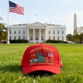 thumbnail image 4 of 250th Anniversary USA Hat - Bald Eagle Embroidery Patriotic Baseball Cap, Eagle & Liberty 250 Year American Anniversary Hat, 4 of 13