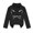 Black, variant on Toddler Girl's Long Sleeve Crew Neck Tops High Collar Print Unisex Pullover Sweatshirt Size 3-4T ,Black