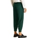 thumbnail image 3 of Pantalones formales para hombres INSPIRE CHIC con pliegues, cierre en la parte inferior, ajustados y recortados, 30 Verde oscuro, 3 of 5