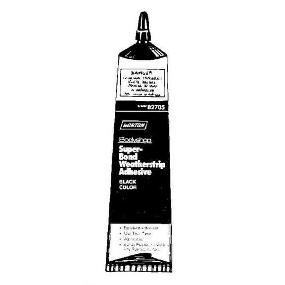 Super Bond Weatherstrip Adhesive 5 oz Tube Black