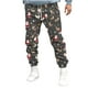 thumbnail image 2 of Pantalones largos para hombre, pantalones deportivos ajustados para correr, pantalones deportivos con cordón, pantalones con estampado navideño, pantalones para hombre, 2 of 5