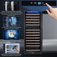 thumbnail image 4 of Riedhoff 155-Bottle Capacity Wine Cooler with Dual-Zone with Flexibility,Adjustable Temperature, 4 of 7