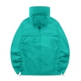thumbnail image 2 of Yaoyar Waterproof Sun Protection Jacket Mens Outdoor Full Zip Long Sleeve Windbreaker Hiking Unisex Raincoats Jogging Breathable Rain Coats, 2 of 8
